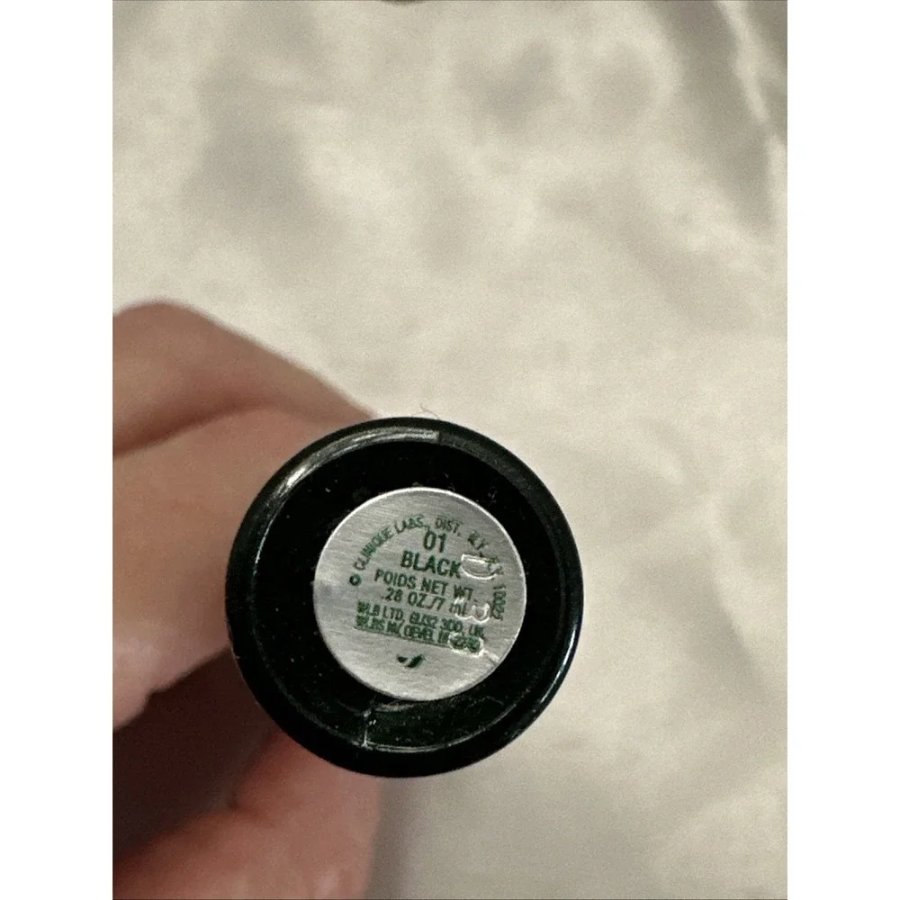 2X CLINIQUE HIGH IMPACT MASCARA .28 OZ 7 ML FULL SIZE‎ 01 BLACK LOT OF 2 SET